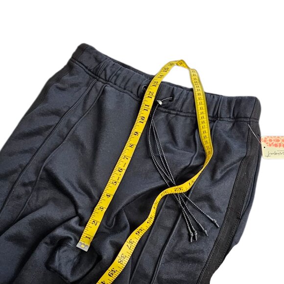 Free People Movement Fineline Wide Leg Track Pants, High-Rise, Black, Size Large - Picture 10 of 12